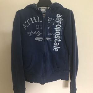 Aéropostale zip-down sweat-shirt